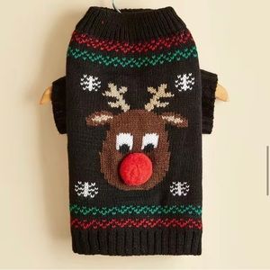 Christmas reindeer pet sweater